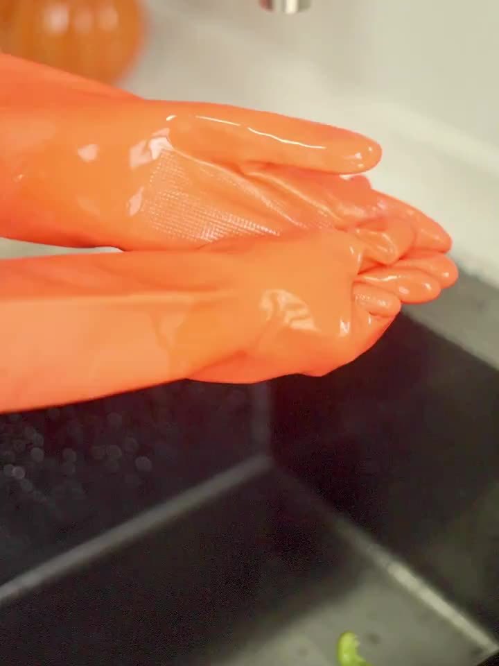 1 Pair, 5 Pairs, Premium Cleaning Gloves, Slip-resistant, High-strength, Suitable for Kitchen, Dishwashing, Laundry - Durable, Quick-drying, Multi-functional Home Helper - Essential Cleaning Tool