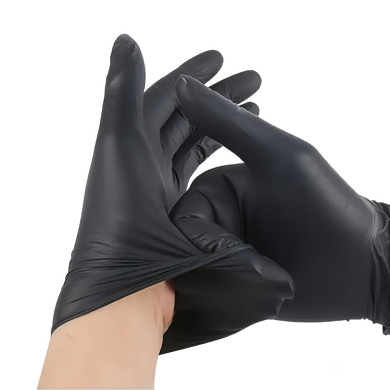 A Pack of 1000 Black Disposable Nitrile Gloves, Perfect for Household Cleaning. These Gloves Are Powder-Free, Latex-Free, And Non-Allergenic, Making Them Suitable for Various Situations And Available in Sizes S, M, L, And XL
