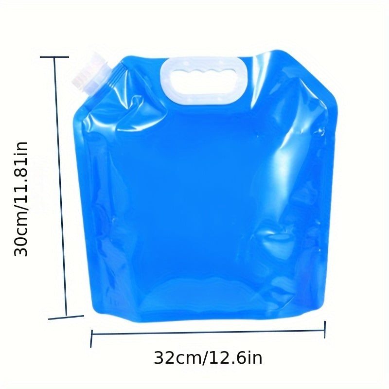 2.64gal Heavy-Duty Collapsible Water Container Jug Bag - Portable Lightweight Water Storage Suitable for Camping, Hiking, Emergency Prep, RV Travel | Capacity Water with Open-Top Design, Durable for Outdoor Adventures & Easy Pouring