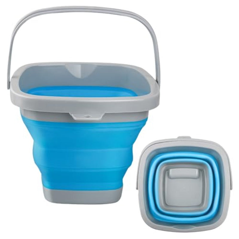 Collapsible Mop Bucket and Ice Bucket-5L 1. 3 Gallon Household Cleaning Dust Mops Bucket 35L (9. 25 Gallon) Collapsible Laundry Basket with Wheels Large Collapse Laundry Basket with Handles