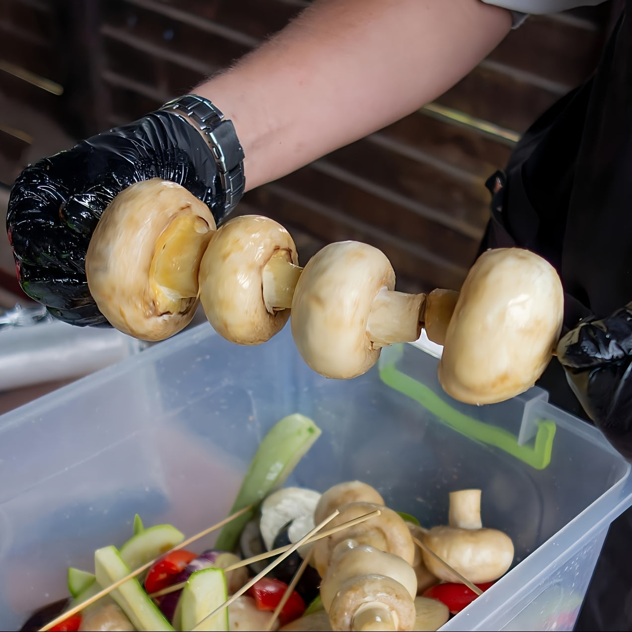 Durable Nitrile Gloves 50pcs Black Pure Nitrile Disposable Gloves | Durable, Latex Free, Thickened Design for Kitchen, Tattoo, Beauty Salon, Bathroom Cleaning - Large Medium Small