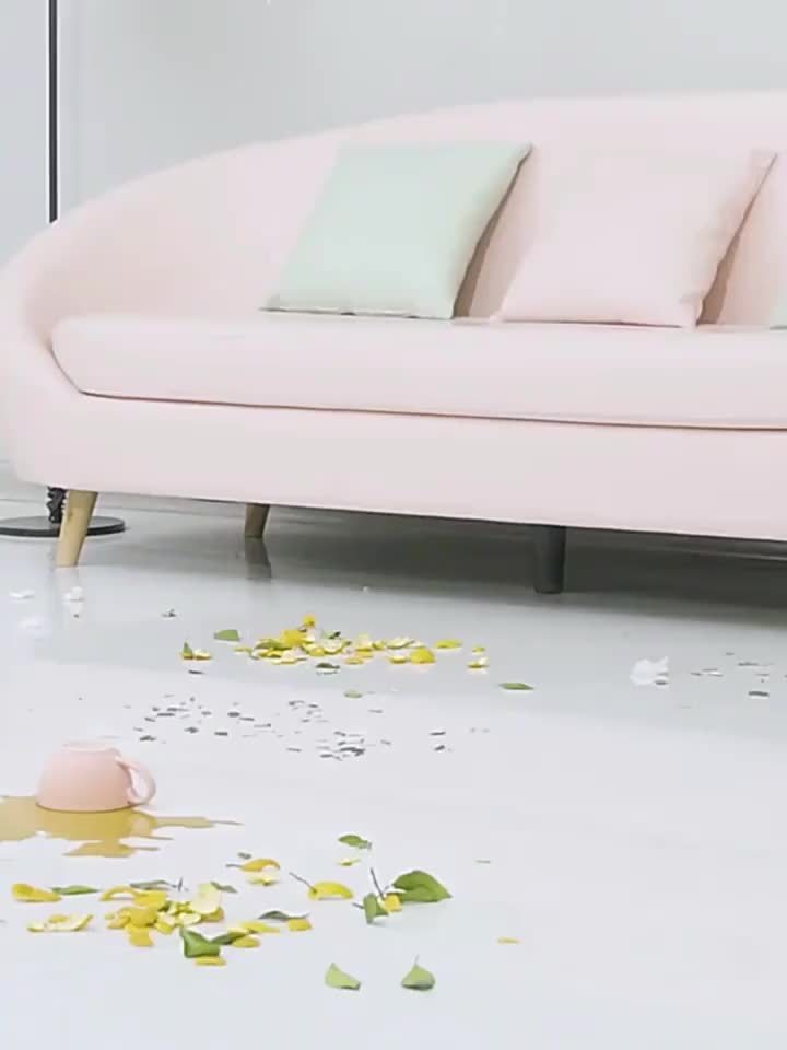 Hands-free Flat Mop And Bucket Set With 2 Reusable Microfiber Pads, Long Handle, Wringer, 360° Flexible Swivel For Floor Cleaning And Wall Cleaning, Mop And Bucket Cleaning Set