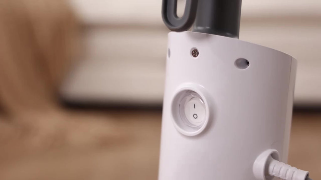 7-in-1 Steam Mop | Hardwood Floor Steamer, Powerful Cleaner for Carpet, Laminate, and Tiles, 3 Adjustable Steam Settings, 30s Fast Heat-up, Includes Carpet Glider & 2 Washable Microfiber Pads, Detachable Handheld Steamer for Walls, Metal, 120