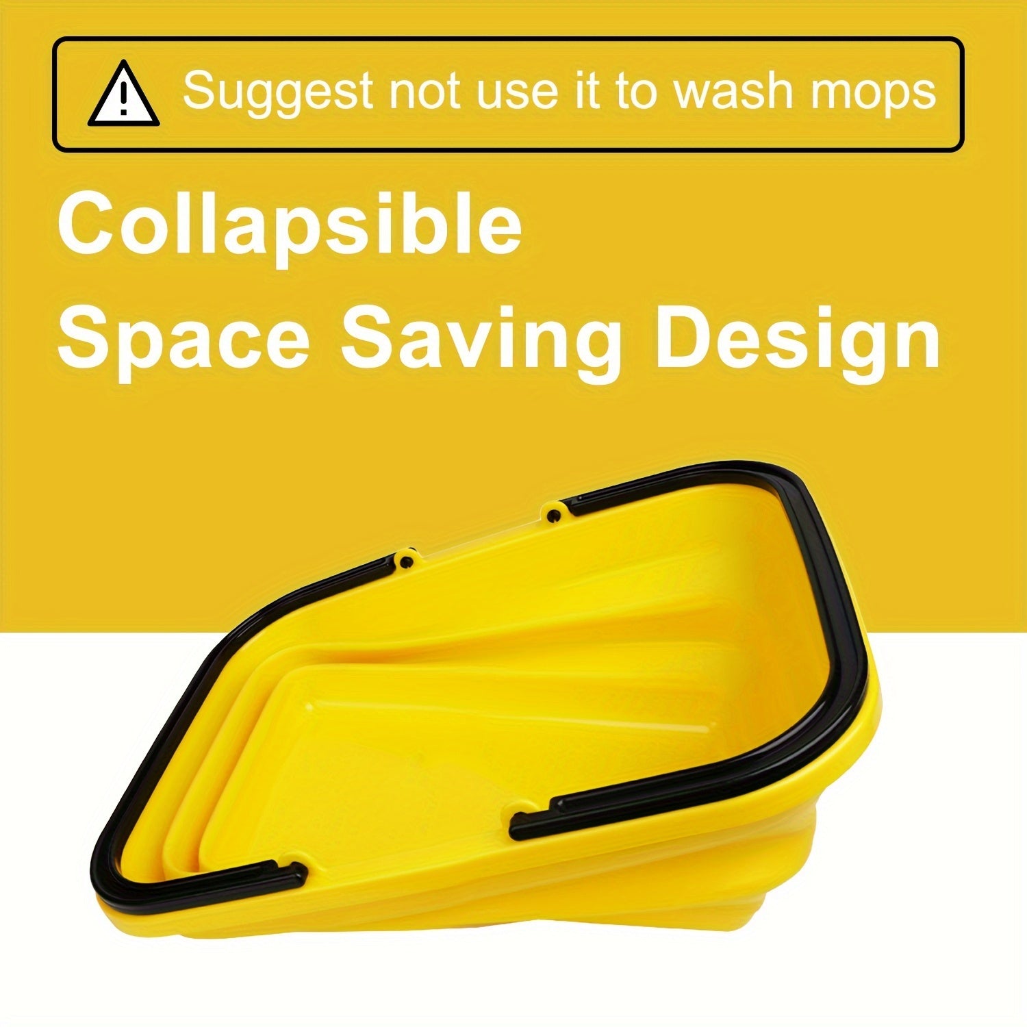 2 PCS Collapsible Bucket With Handle 10L (2.6 Gallon) Portable Water Bucket, Outdoor Multiuse Foldable Water Pail For Car Window Cleaning, Camping, Washing Dishes, Picnic, Fishing