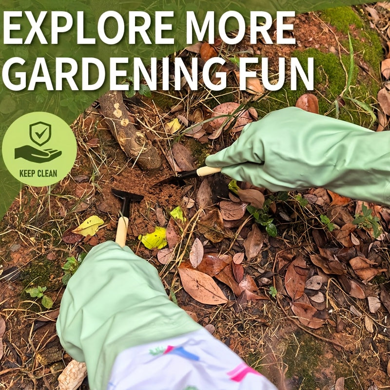 Long, Thornless, Breathable, Durable and Adjustable Garden Gloves, Suitable for Garden Work, Pruning, Weeding, Household Cleaning, Washing and Sweeping - Machine Washable, Garden Tools, Household Tools