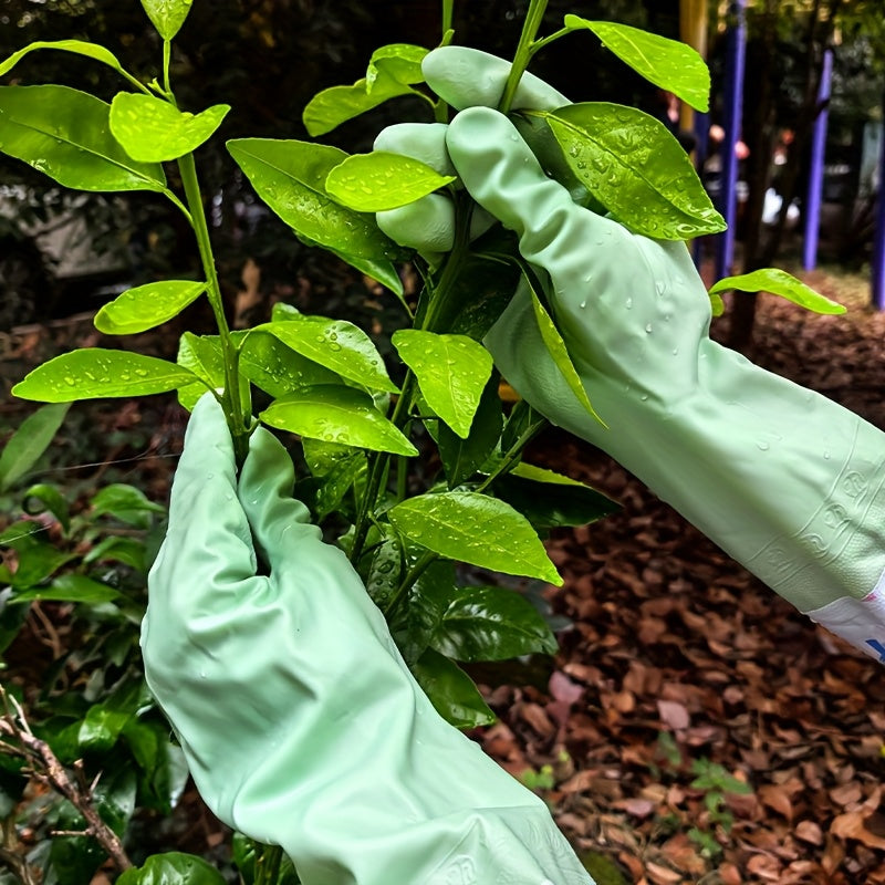 Long, Thornless, Breathable, Durable and Adjustable Garden Gloves, Suitable for Garden Work, Pruning, Weeding, Household Cleaning, Washing and Sweeping - Machine Washable, Garden Tools, Household Tools